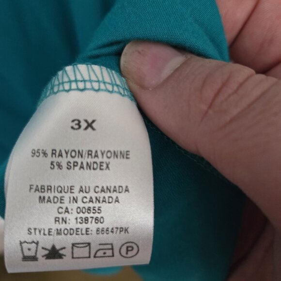 Penningtons NWT 3X Tunic! (26.5" ptp) - Picture 4 of 5